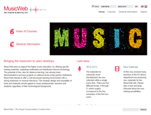 Tablet Screenshot of musicweb.koncon.nl